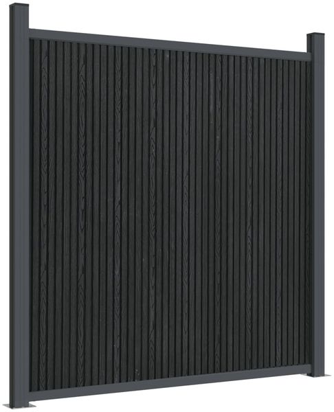 vidaXL Zaunelement Grau 1045x186 cm WPC 3282794 Bild 4