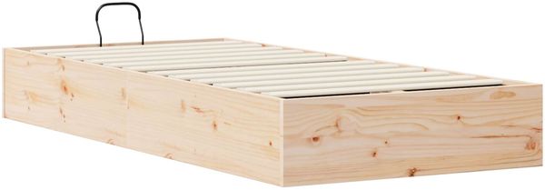 vidaXL Ottoman Bettgestell mit Stauraum Natur 70 x 190 cm 3418759 Bild 9