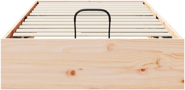 vidaXL Ottoman Bettgestell mit Stauraum Natur 70 x 190 cm 3418759 Bild 7