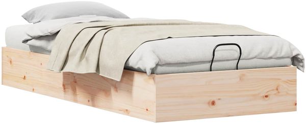 vidaXL Ottoman Bettgestell mit Stauraum Natur 70 x 190 cm 3418759 Bild 2