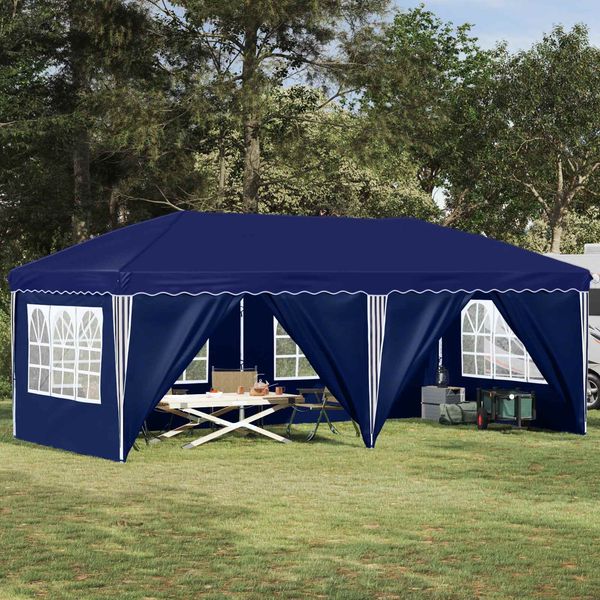 vidaXL Pop-up Partyzelt 575 x 288 x 245 cm Blau 42019802