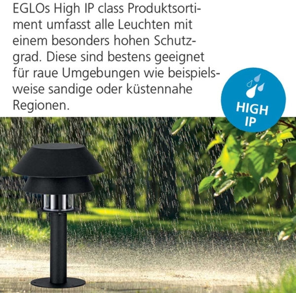 Eglo 900121 Strahler NEMA-Z schwarz GU10 L:12. 5cm H:11. 5cm Ø:9cm mit Kabel+Stecker IP65 mit Connect Z Funktion Bild 3