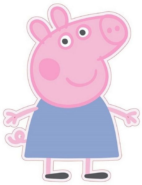 Peppa Pig Formkissen– Perfektes Couchkissen für Kinder & Erwachsene (1 Stück)