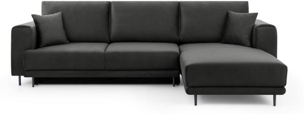 ELTAP 'Dalia' Ecksofa, Dunkelgrau, 95 x 190 x 289 cm, Rechts