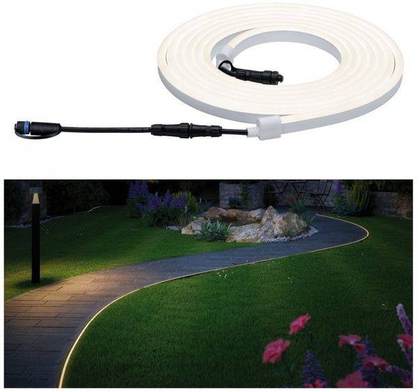 Paulmann No. 94191 Plug&Shine NEON LED Stripe IP67 3000K 5m