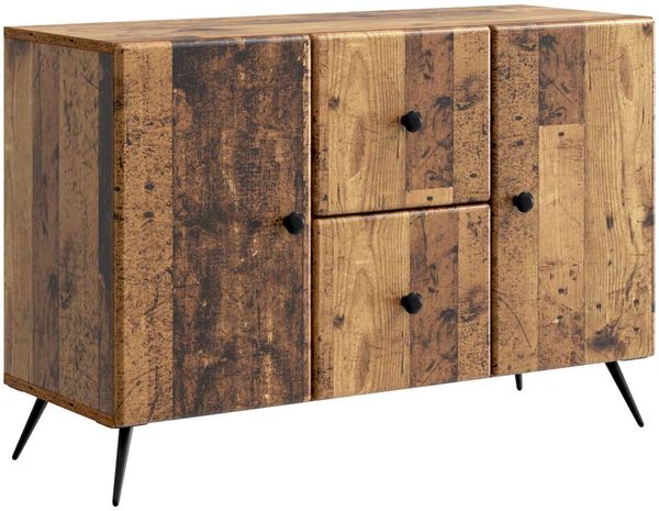 vidaXL Sideboard Altholz 89 x 34,5 x 60 cm Holzwerkstoff 895583