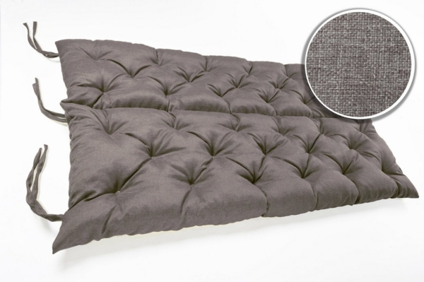 sunnypillow Bankauflage Bankauflage Stuhlkissen viele Farben und Größen zur Auswahl, 100 cm x 40 cm x 40 cm grau Bild 3