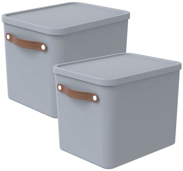 ROTHO Aufbewahrungsbox (Aufbewahrungsset, 2er-Set)