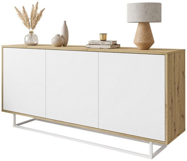 Lookway Kommode SANAYI LOFT mit Metallgestell, Breite: 156 cm