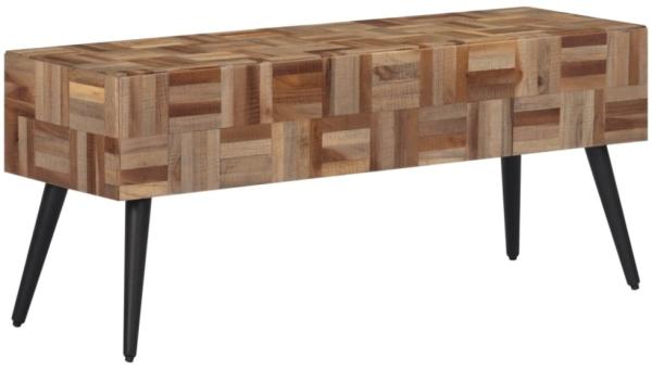 vidaXL Sitzbank 110x35x45 cm Recyceltes Massivholz Teak 358523