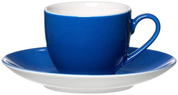 Ritzenhoff & Breker DOPPIO Espressotasse mit Untertasse 80 ml indigo blau