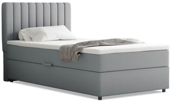 PANDA MÖBEL GmbH Boxbett Everest, 90x200, 100x200, 120x200, Boxbett mit Bettkasten und Topper