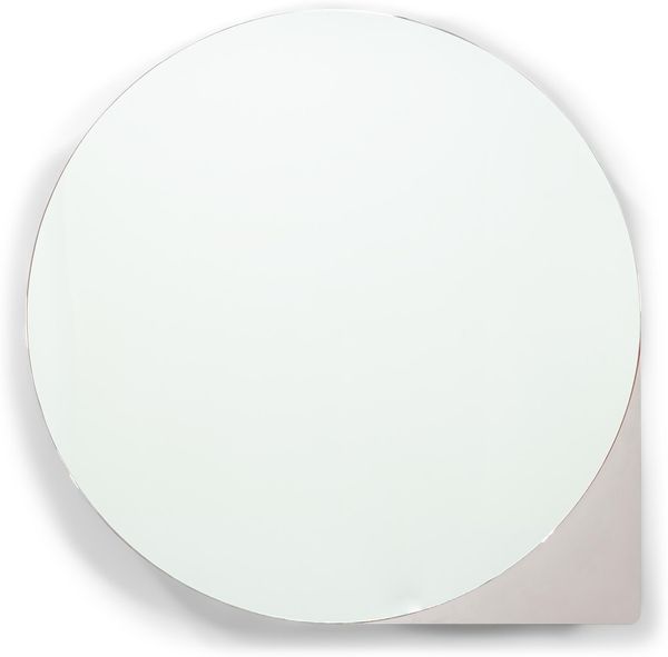 Spinder SONNET Large Silky Taupe Stahl Spiegelschrank, Skandinavischer Stil