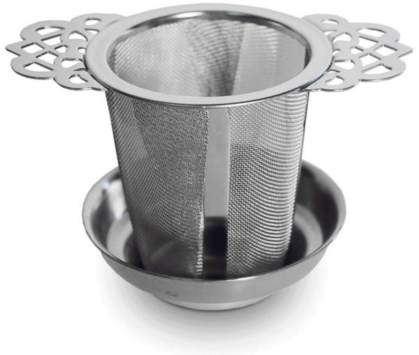 WestCraft Teesieb Royales Teesieb, Teeinfusor, Gewürzsieb, Rostfreier Edelstahl, rostfreier Edelstahl, (1-St), Tee Sieb für Tasse & losen Tea Ø 6,5 cm, H7 cm