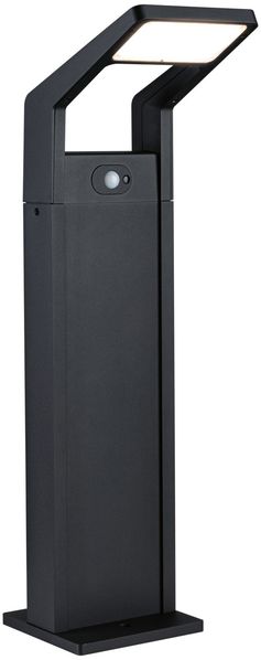 Paulmann 94860 LED Pollerleuchte Juntea Bewegungsmelder Anthrazit IP44 3000K