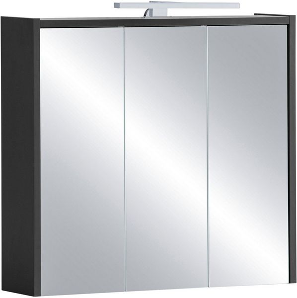 Schildmeyer Spiegelschrank Sander 160303, anthrazit, 65 x 16 x 62,7 cm