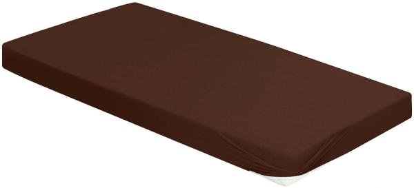 Irisette Frottier-Stretch Betttuch Orion 0009 schoko 100 x 200 cm 9-88 schoko