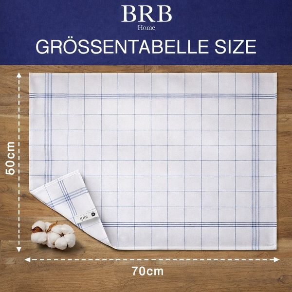 BRB Geschirrtuch Geschirrtücher Baumwolle Küchen Trockentücher Geschirrhandtücher, (Set, 10-tlg, 10er-20er-40er), Küchentücher in Gastronomiequalität – langlebige Abtrockner
