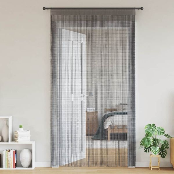 vidaXL Fadenvorhänge 2 Stk. Anthrazit 140x250 cm 4102052