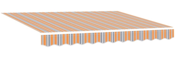 vidaXL Einziehbare Markise Bunt gestreift 300x250 cm Stoff 3330013 Bild 3