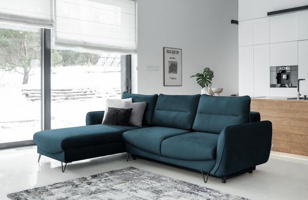 Wohnideebilder Silva Dunkelblau Couchgarnitur CO-SIL-LT-40NU