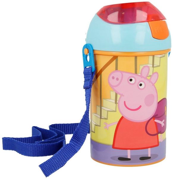 Peppa Pig Trinkflasche Peppa Pig Wutz Sportflasche Wasserflasche Flasche 450 ml