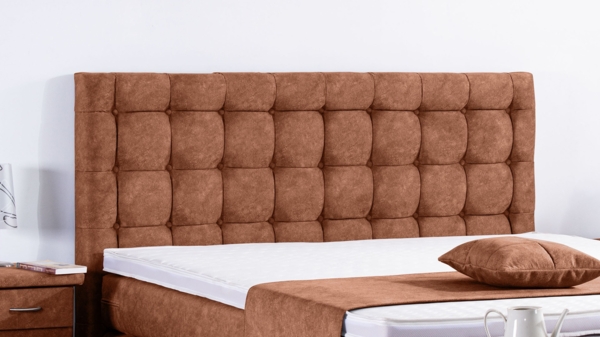 Meisterbetten Boxspringbett Lanz 240x200 in DS-Terrakota, Matratzenbezug Nano, Ergoflex-Topper Bild 4