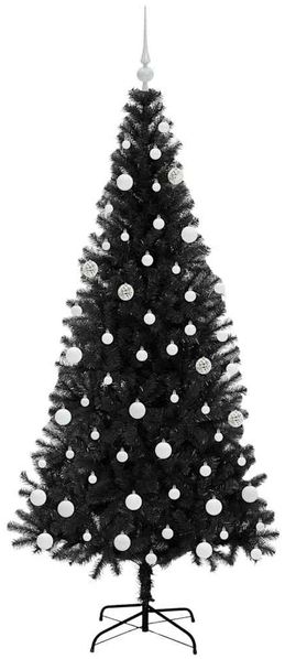 vidaXL Weihnachtsbaum mit 300 LEDs mit Ständer Schwarz 180 cm PVC 3396481 Bild 4