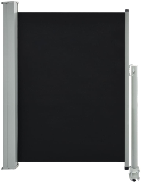 vidaXL Ausziehbare Seitenmarkise 100 x 300 cm Schwarz 45184