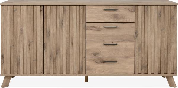Sideboard >Wellington< (BxHxT: 175x85x40 cm) in Schwedeneiche aus Holzwerkstoff