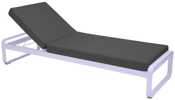 Bellevie Komfort-Sonnenliege D1 Marshmallow A3 Graphitgrau