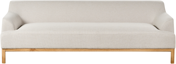 3-Sitzer Sofa hellbeige SOSJO