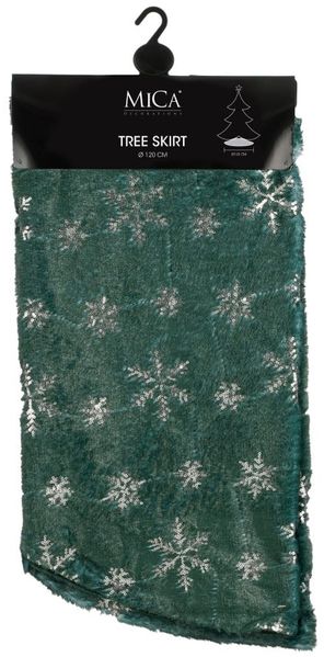 Mica Decorations Baumrock Schneeflocke Ø 120 cm grün