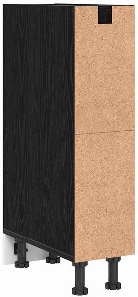 vidaXL Küchenunterschrank Schwarz Eichen-Optik 20 x 44,5 x 81,5 cm 876649 Bild 7