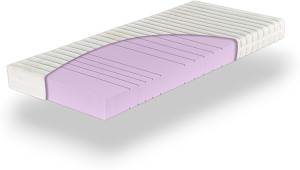 Betten-ABC KSP-500 GreenLine - 7-Zonen- Kaltschaummatratze mit Hanf-Veredelung, Größe: 140x200, Härtegrad: H3