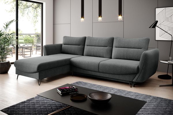 Wohnideebilder Silva Grau Couchgarnitur CO-SIL-LT-05VER