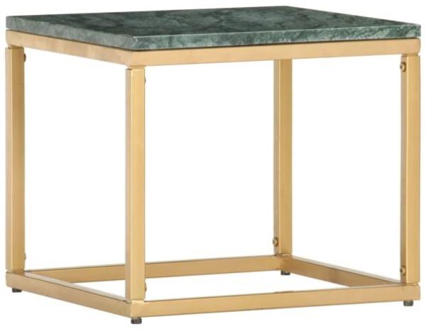 vidaXL Couchtisch Grün 40×40×35 cm Echtstein in Marmoroptik 286437 Bild 6