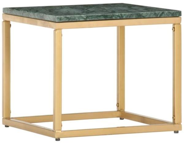 vidaXL Couchtisch Grün 40×40×35 cm Echtstein in Marmoroptik 286437 Bild 5