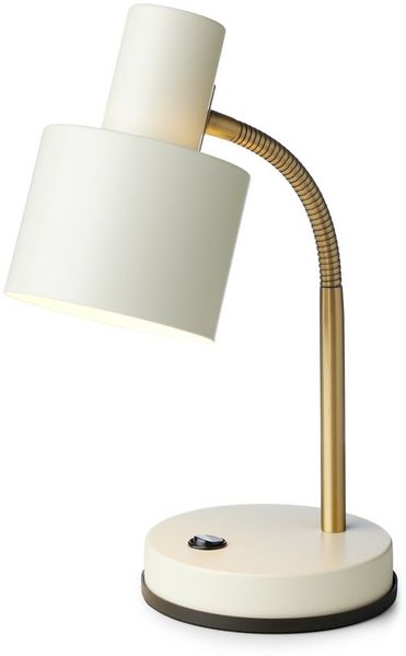 Halo Design 746910 Vogue Tischleuchte Creme Messing E27