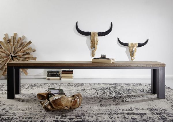 Bank Wildeiche 160 x 35 x 45 Tabacco brown geölt VILLANDERS #323