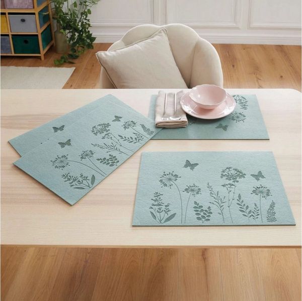 Home-trends24. de Platzset Platzmatte Platzdeckchen Platzset Tischset Tischmatte 45x30cm 4er Set, (4 Platzmatten)