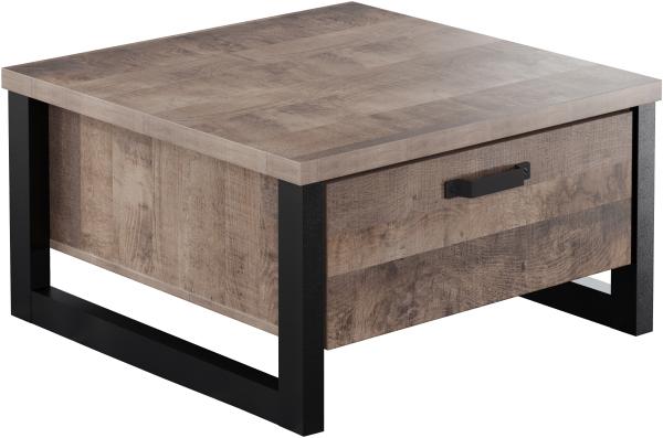 Couchtisch Emile in Eiche Tabak 80 x 80 cm