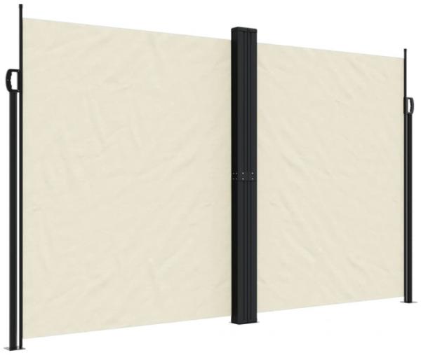 vidaXL Seitenmarkise Ausziehbar Creme 200x600 cm 4004655