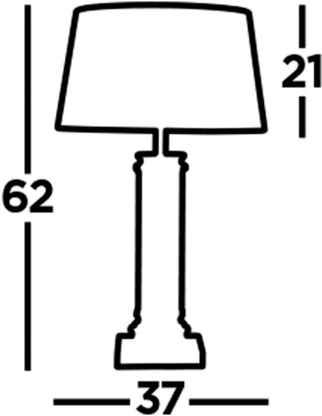 Searchlight Tischleuchte Pedestal Table Lamp, Leuchtmittel wechselbar Bild 2