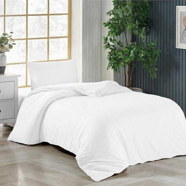 livessa Bettwäsche 220x240 3teilig Baumwolle - Bettwäsche mit Reißverschluss: Bettbezug 220x240 cm + 2er Set Kissenbezug 40x80 cm, Oeko-Tex Zertifiziert, aus%100 Baumwolle Jersey (140 g/qm)