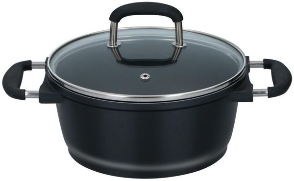 2x Alpina Aluguss Topf D20xH9,5cm Profi Kochen Küche Töpfe 2er Set