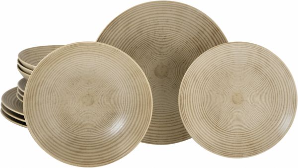 Catania Sand, Tellerset 12-tlg (mo)
