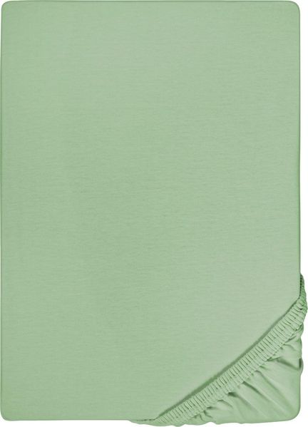 Spannbettlaken Microfaser Interlock-Jersey grün 90 x 190 - 100 x 200 cm 180 x 200 - 200 x 200 cm