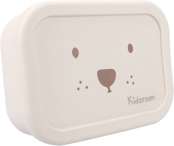 Kidzroom Kinder Lunchbox aus Silikon – Brotdose mit süßem Teddybär