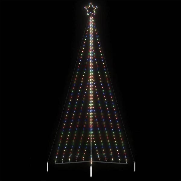 vidaXL Weihnachtsbaum-Beleuchtung 570 LEDs Mehrfarbig 399 cm 4016443